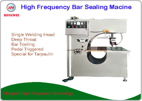 Deep Throat Type High Frequency Plastic Welding Machine For Tarpaulin Bonding